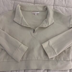 Giani Bini Girls Half-Zip Pullover cropped Sweatshirt